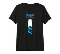 Endless Scroll DNA Finger Social Media Premium T-Shirt