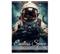 Endless Space - Time travel into the infinite vastness of space UK-Version (Wall Calendar 2026 DIN A4 Portrait), CALVENDO 12 Month Wall Calendar