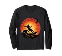Endless Wind and Ocean Energy Kitesurf Sunset Long Sleeve T-Shirt