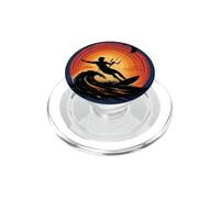 Endless Wind And Ocean Energy Kitesurf Sunset PopSockets PopGrip for MagSafe