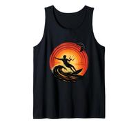 Endless Wind and Ocean Energy Kitesurf Sunset Tank Top