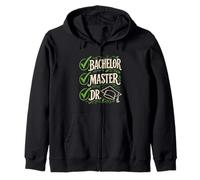 Endlich fertig ich bin Doktor Ph.D Doktoritel Zip Hoodie