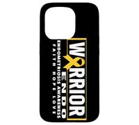 Endo Warrior Shirt - Yellow Ribbon Endometriosis Awareness Case for iPhone 15 Pro