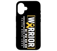 Endo Warrior Shirt - Yellow Ribbon Endometriosis Awareness Case for iPhone 16