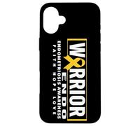 Endo Warrior Shirt - Yellow Ribbon Endometriosis Awareness Case for iPhone 16 Plus