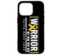 Endo Warrior Shirt - Yellow Ribbon Endometriosis Awareness Case for iPhone 16 Pro