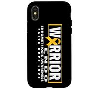 Endo Warrior Shirt - Yellow Ribbon Endometriosis Awareness Case for iPhone X/XS
