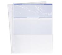 EnDoc Computer Check Paper - 100 Sheets - Business Checks on Top - Security Features & Laser Printer Compatible with Quickbooks Blank Check Stock - Blue Marble