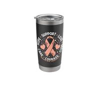 Endometrial Support Love Cure Hope Uterine Endometrial Stainless Steel Insulated Tumbler