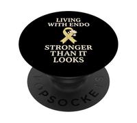 Endometriosis Awareness Endo Warrior Womens Health Support PopSockets Adhesive PopGrip
