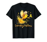 Endometriosis Awareness Month,Yellow Ribbon Endo Hope Bird T-Shirt