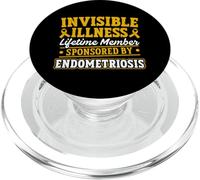 Endometriosis disease Endo Warrior PopSockets PopGrip for MagSafe