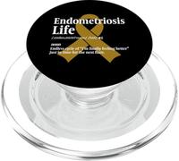 Endometriosis Disease Life Endo Warrior PopSockets PopGrip for MagSafe