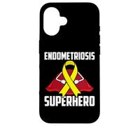 Endometriosis Superhero Survivor Warrior Fighter Awareness Case for iPhone 16