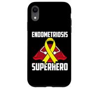 Endometriosis Superhero Survivor Warrior Fighter Awareness Case for iPhone XR
