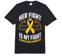 Endometriosis Warrior Husband Support Endo Awareness Comfort Colors Adult Heavyweight T-Shirt