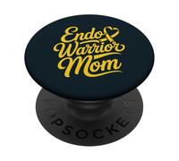 Endometriosis Warrior Mom Daughter Support Endo Awareness PopSockets Adhesive PopGrip
