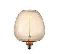 Endon 102622 Swirl 1lt Accessory Amber glass 4W LED E27 Warm White