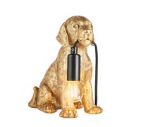 Endon 107364 Labrador Puppy Table Vintage gold paint & matt black 7W LED E14 (Required)