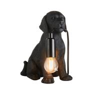 ENDON 107365 Labrador Puppy Table Light, Matt Black