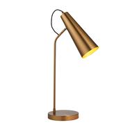 Endon 107527 Karna New 1lt Table Warm antique brass plate 10W LED E27 (Required)