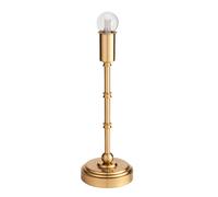Endon 110458 Burley Rechargeable Table Base Brushed aged brass plate 1.5W LED (SMD 2835) Warm White