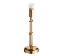 Endon 110463 Morton Rechargeable Table Base Brushed aged brass plate & clear acrylic 1.5W LED (SMD 2835) Warm White