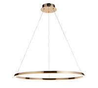 Endon 110958 Staten Pendant French gold finish & white silicone 43.5W LED tape module (SMD 2835) Warm White
