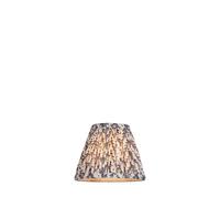 Endon 111294 Leaf 16cm Tapered Shade Pearl grey fabric 7W LED E14 or B22 (Required)