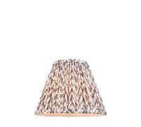 Endon 111296 Leaf 25cm Tapered Shade Pearl grey fabric 10W LED E27 or B22 (Required)