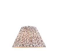 Endon 111297 Leaf 30cm Tapered Shade Pearl grey fabric 10W LED E27 or B22 (Required)