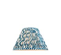 Endon 111303 Ripple 30cm Tapered Shade Marlin blue fabric 10W LED E27 or B22 (Required)