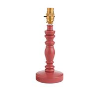 Endon 111521 Bibury Table Base Satin pink clay paint & brushed aged brass plate 7W LED B22 (Required)