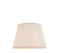 Endon 111630 Ivy 35cm Tapered Shade Vintage white & almond white fabric 10W LED E27 or B22 (Required)