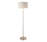 Highclere Floor Lamp - Brushed Chrome