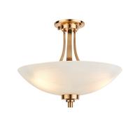 Welles 3 Ceiling Light - Brushed Brass