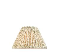 Endon 112913 Leaf 30cm Tapered Shade Herb garden green fabric 10W LED E27 or B22 (Required)