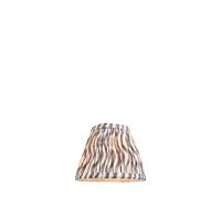 Endon 112924 Ripple 16cm Tapered Shade Pearl grey fabric 7W LED E14 or B22 (Required)