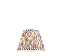 Endon 112925 Ripple 20cm Tapered Shade Pearl grey fabric 7W LED E14 or B22 (Required)