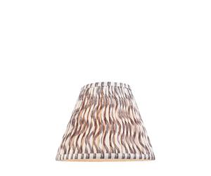 Endon 112926 Ripple 25cm Tapered Shade Pearl grey fabric 10W LED E27 or B22 (Required)