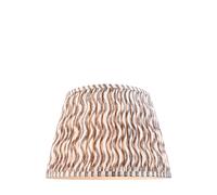 Endon 112928 Ripple 35cm Tapered Shade Pearl grey fabric 10W LED E27 or B22 (Required)