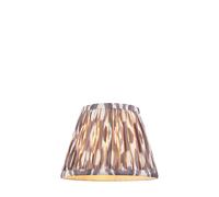 Endon 113083 Ikat 20cm Tapered Shade Pearl grey fabric 7W LED E14 or B22 (Required)