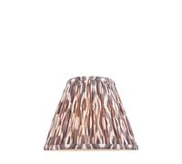 Endon 113084 Ikat 25cm Tapered Shade Pearl grey fabric 10W LED E27 or B22 (Required)