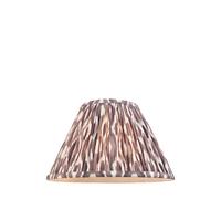 Endon 113085 Ikat 30cm Tapered Shade Pearl grey fabric 10W LED E27 or B22 (Required)