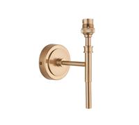 Endon 113151 Chester Wall Fitting Brushed aged brass plate 7W LED B22 (Required)