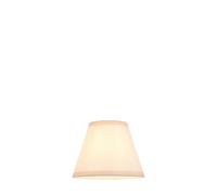Endon 113174 Ivy 16cm Tapered Shade Vintage white & almond white fabric 7W LED E14 or B22 (Required)
