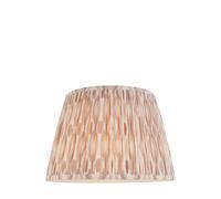 Endon 113227 Ikat 35cm Tapered Shade Neutral print fabric 10W LED E27 or B22 (Required)