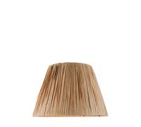 Endon 113456 Raffia 24cm Tapered Shade Natural raffia & matt black 10W LED E27 (Required)