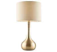 Ensora Lighting Elyse Touch Table Lamp Gold Brass, Gold