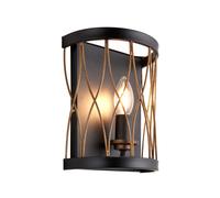 Ensora Lighting Zuri Wall Light, Black